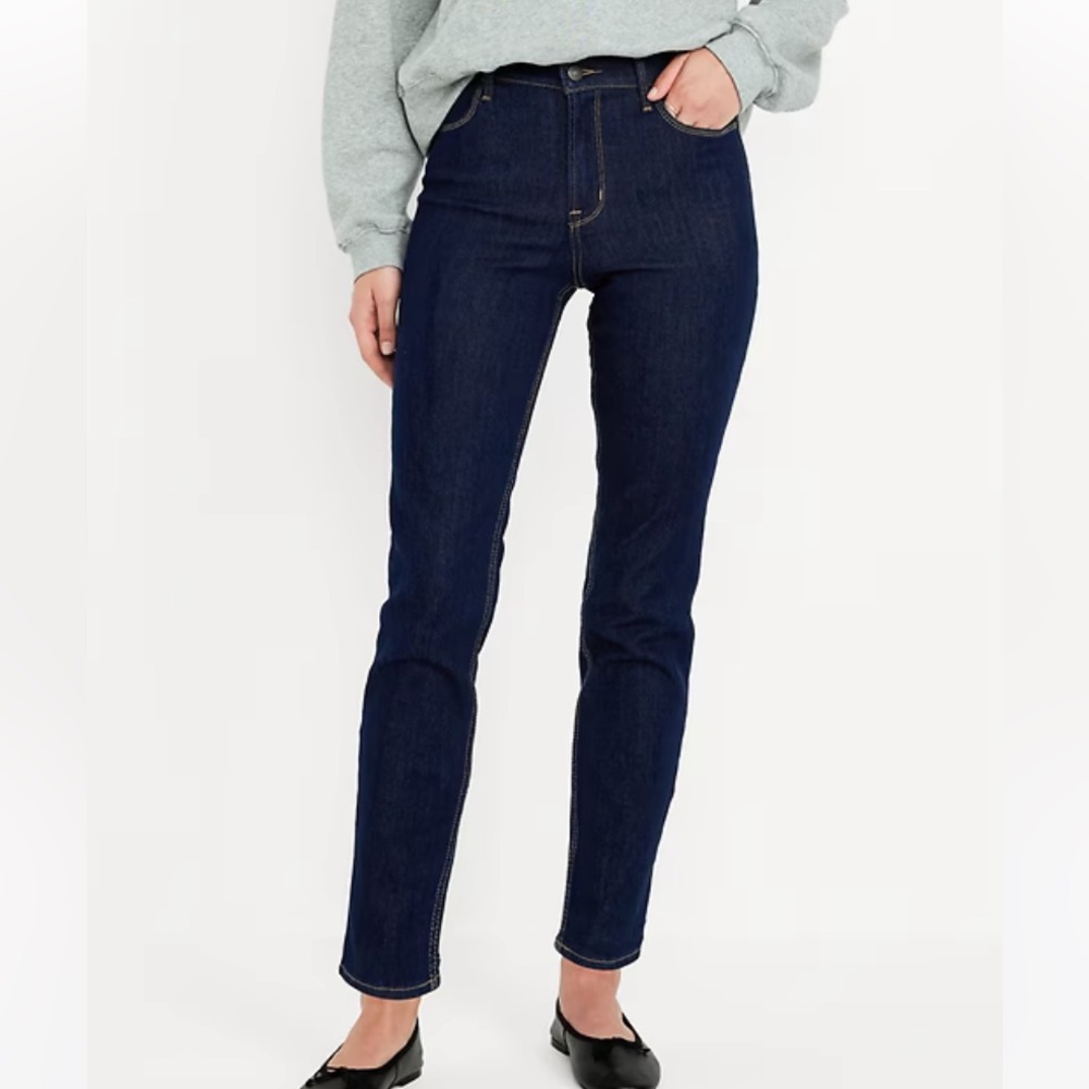 Old Navy High Waisted Wow Straight Ankle Jeans sz 14